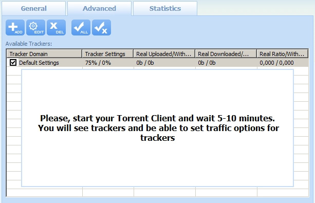 First, please start Torrent Client and start download.