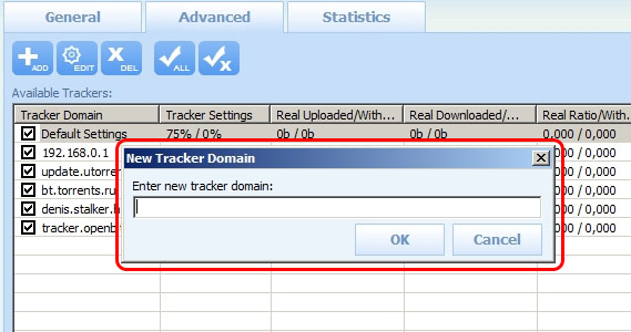 Add tracker